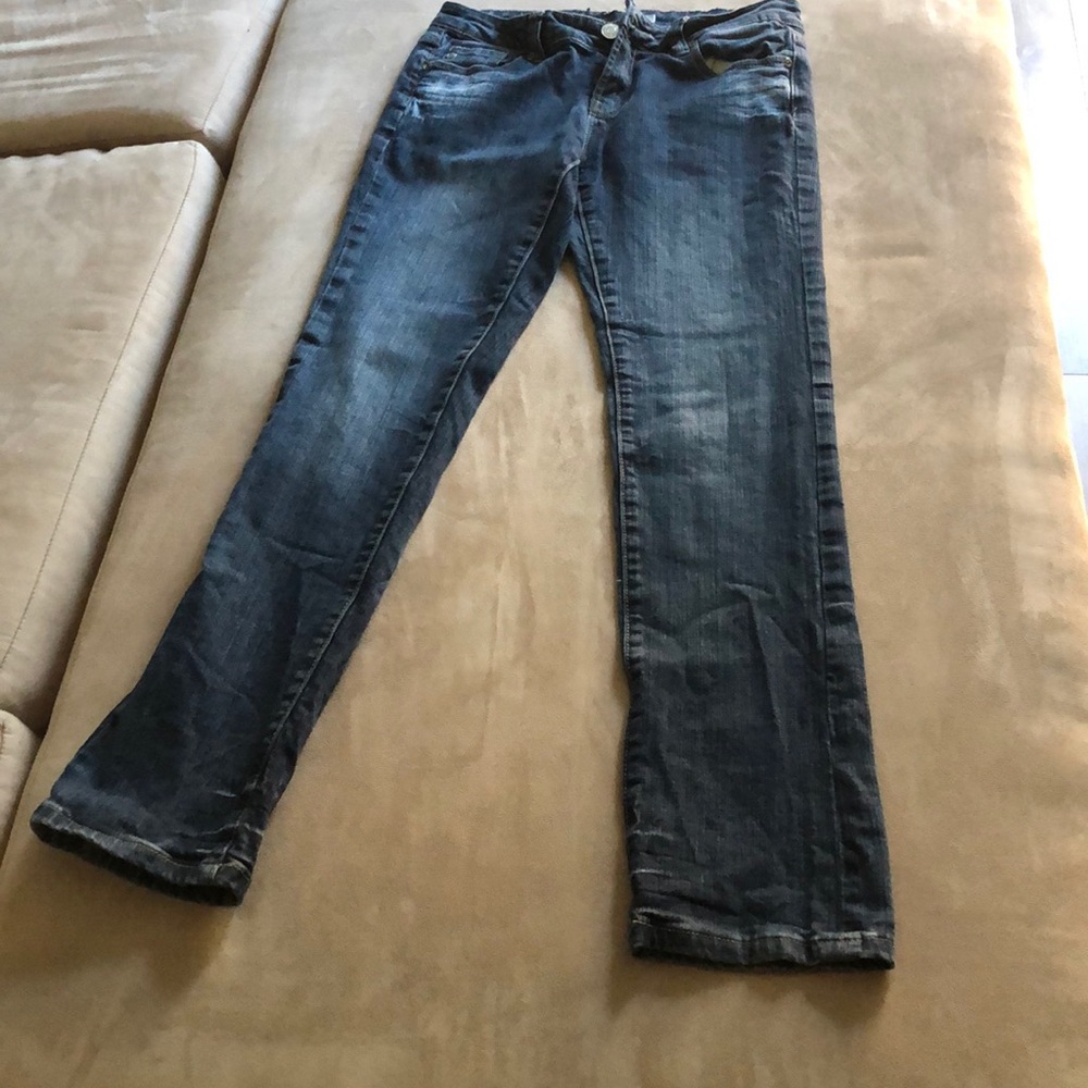 Straight leg jeans